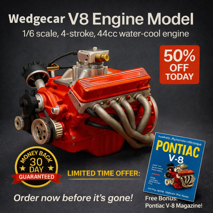 🔥Last Day Promotion 50% OFF + FREESHIPPING🔥 - Gasoline OHV V8 Small-block Engine Model Kits