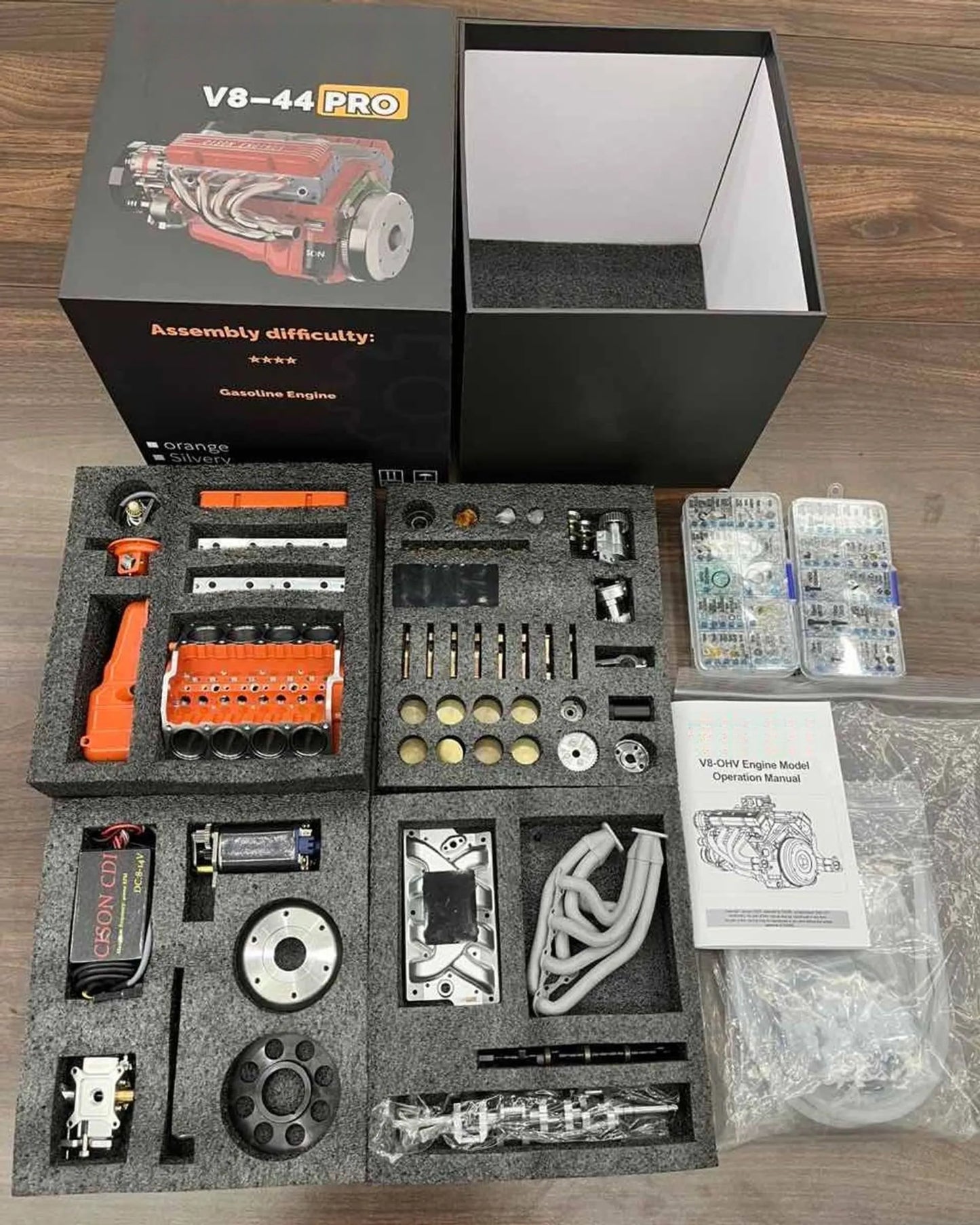 🔥Last Day Promotion 50% OFF + FREESHIPPING🔥 - Gasoline OHV V8 Small-block Engine Model Kits