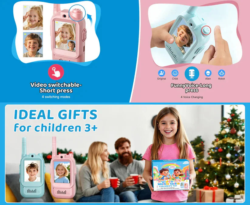 2025🔥Kids Video WalkieTalkies (2 Pack)