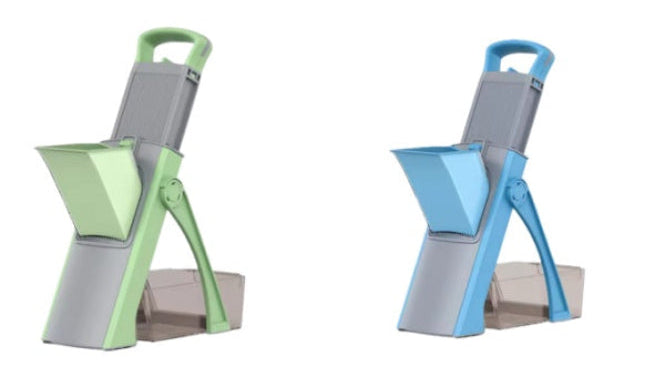 🔥Safe Adjustable Mandoline Slicer – Potato & Vegetable Cutter with Guard