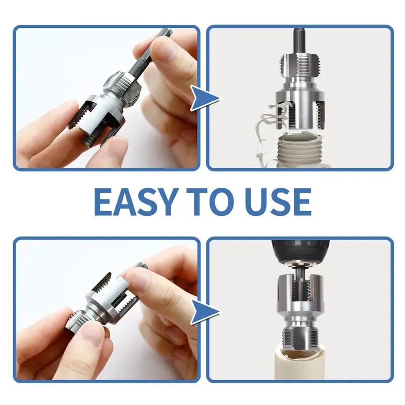 🛠️ Create Leak-Free Threads Instantly - 49% OFF- ✨ Ultimate Dual-Function Pipe Threading Tool - No Rework, Perfect Fits