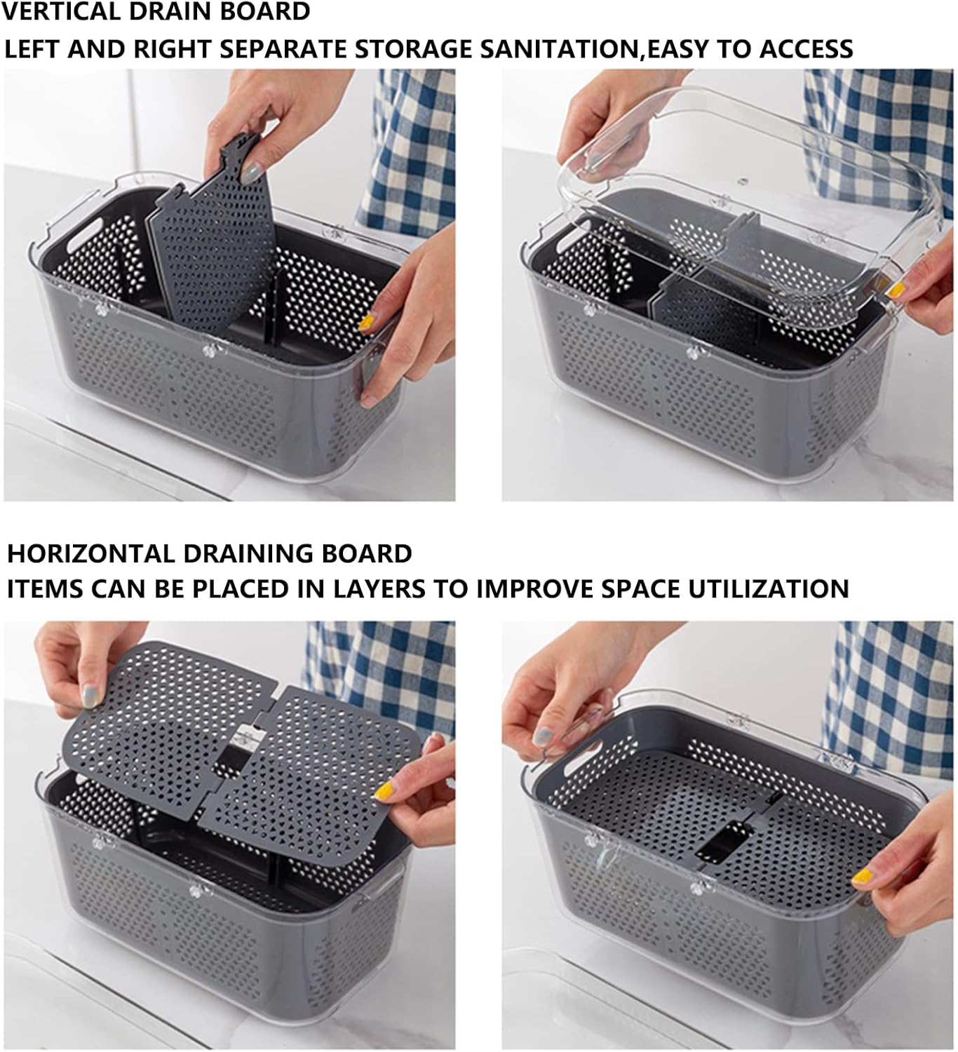 22-in-1 Multifunctional Vegetable Chopper - Mandoline Slicer with Container