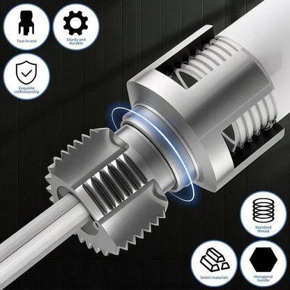 🛠️ Create Leak-Free Threads Instantly - 49% OFF- ✨ Ultimate Dual-Function Pipe Threading Tool - No Rework, Perfect Fits