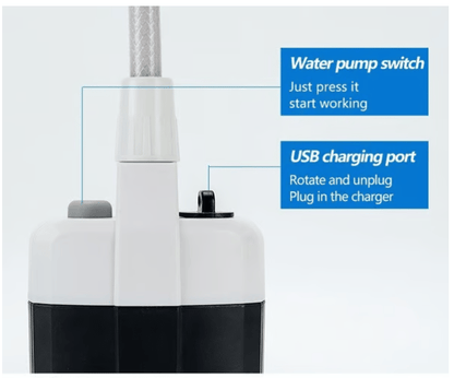 🚿 Stay Fresh Outdoors✨ Portable Camping Shower with Adjustable Flow – For Easy & Convenient Outdoor Cleaning!