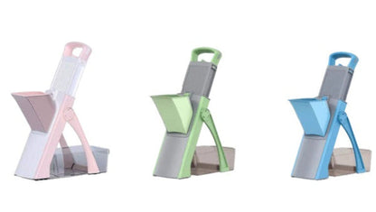 🔥Safe Adjustable Mandoline Slicer – Potato & Vegetable Cutter with Guard